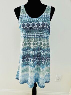 J Valdi Shell Beach Coverup Size S Blue/Green